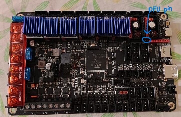 Controller board pin 1