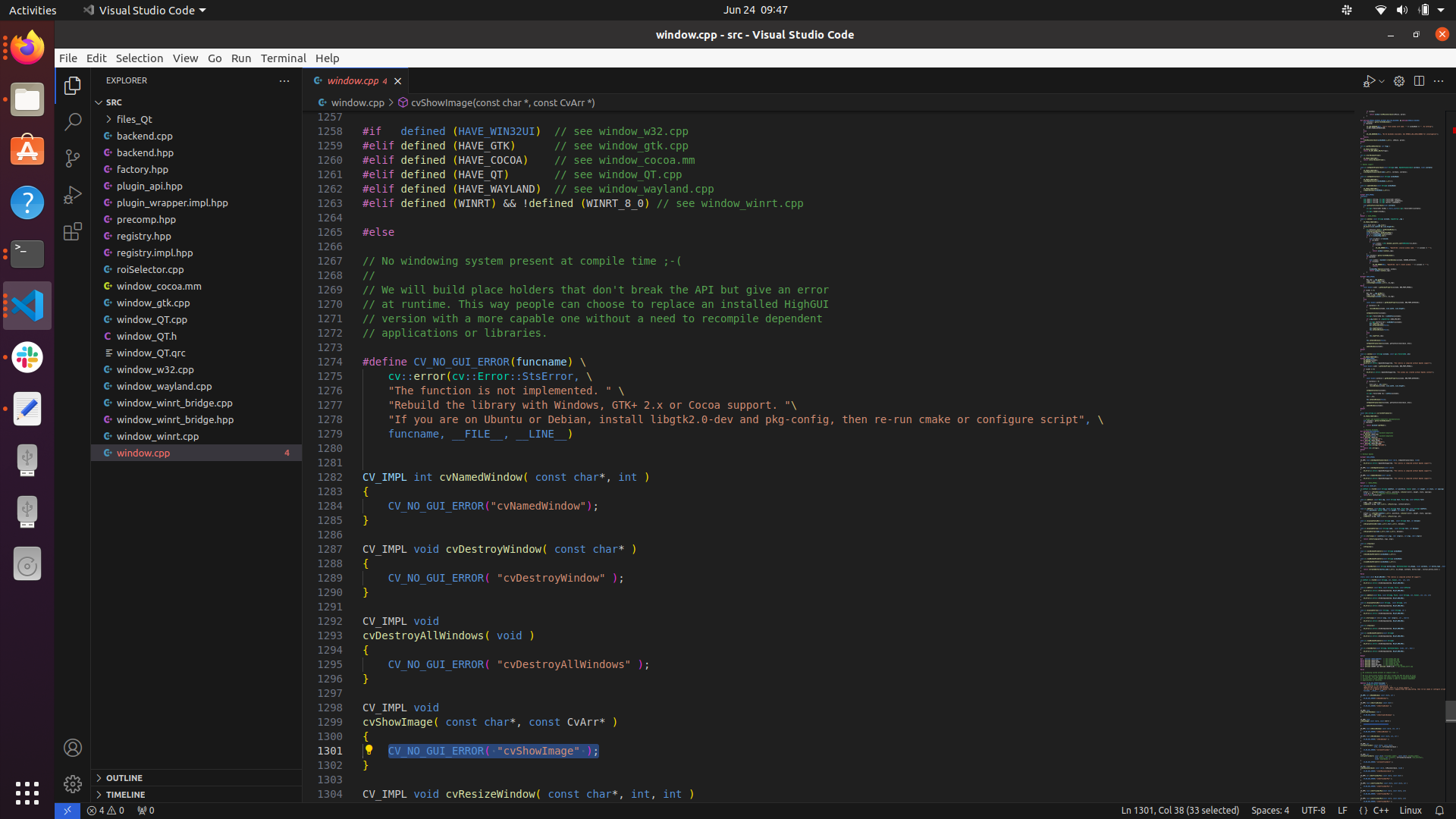 The PCD output visualized using Cloud Viewer